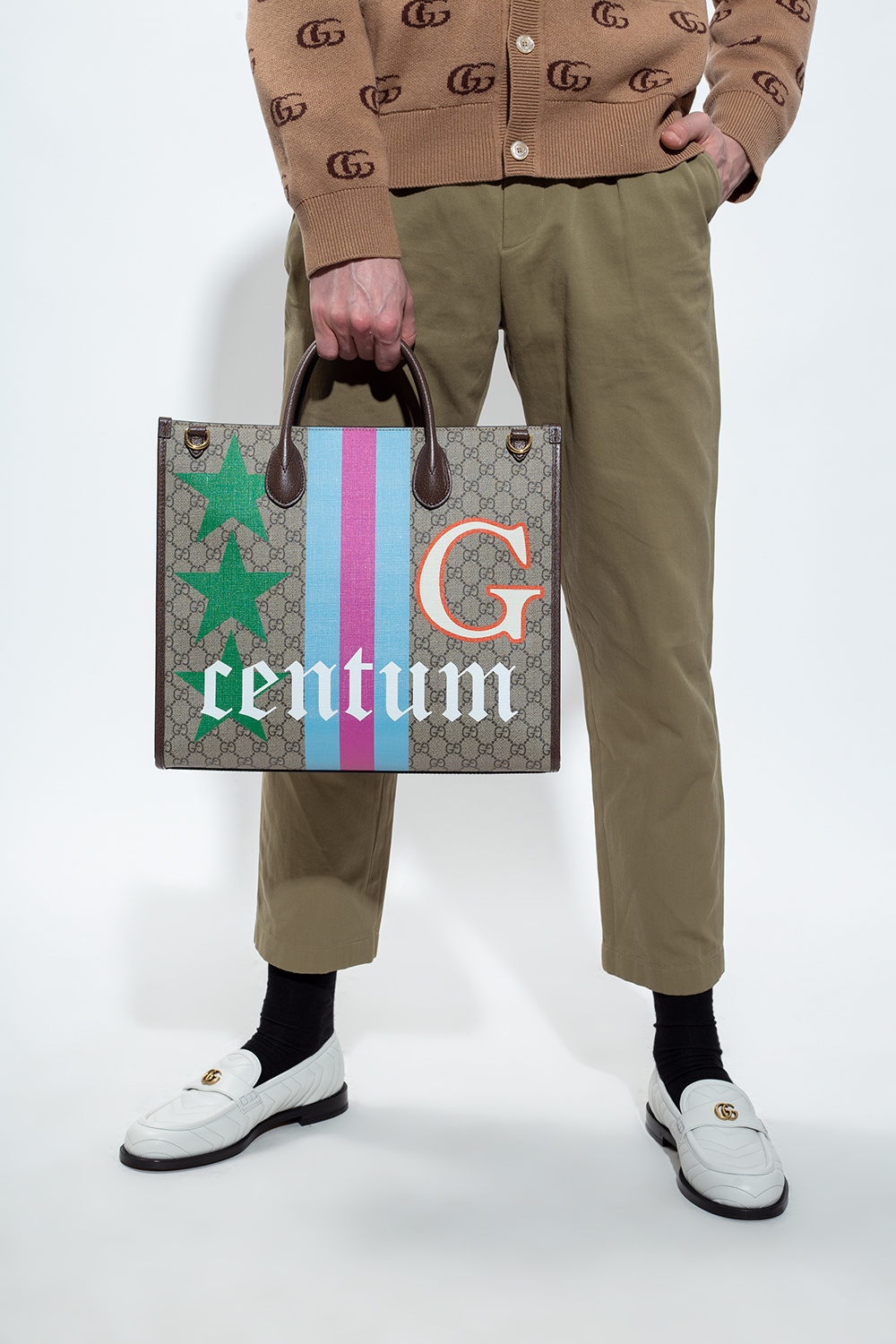 Gucci shopping 2024 tote bag